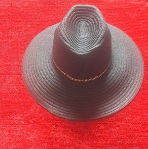 Time and Tru Black Fedora Hat